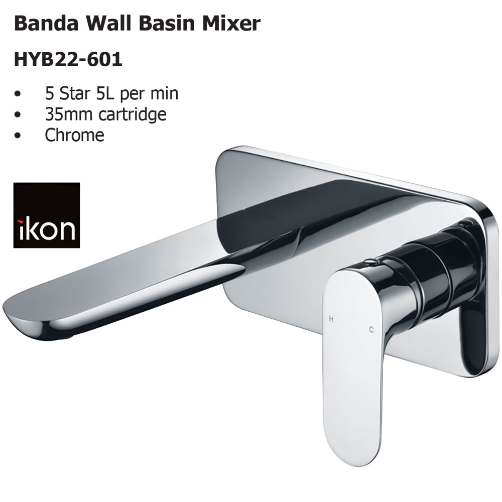 Banda Wall Basin Mixer HYB22-601