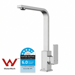 Ceram Sink Mixer Brushed Nickel HYB636-101LF-BN