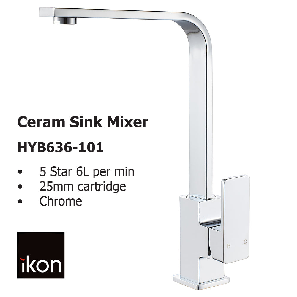Ceram Sink Mixer HYB636-101LF