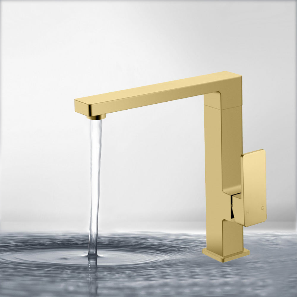 Ceram Kitchen Mixer Brushed Gold HYB636-102BG