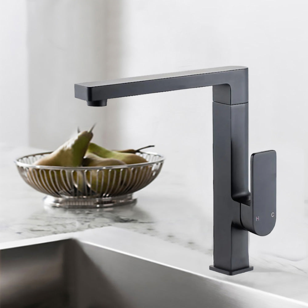 Ceram Sink Mixer Matt Black HYB636-102MB