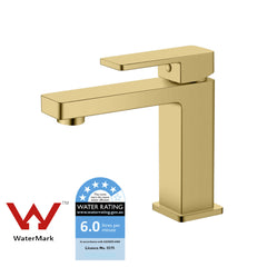 Ceram Basin Mixer Brushed Gold HYB636-201LF-BG