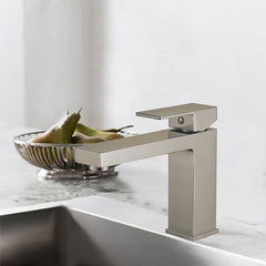 Ceram Basin Mixer Brushed Nickel HYB636-201LF-BN