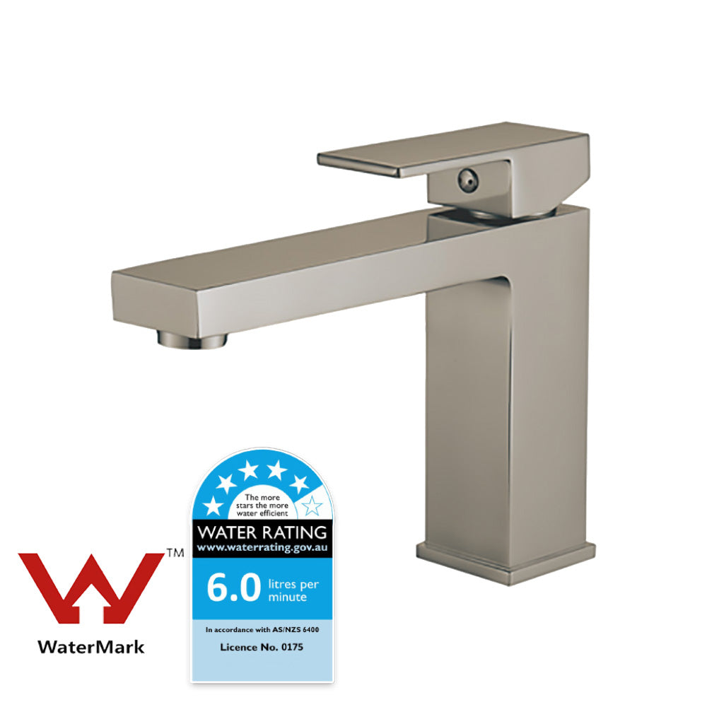 Ceram Basin Mixer Brushed Nickel HYB636-201LF-BN