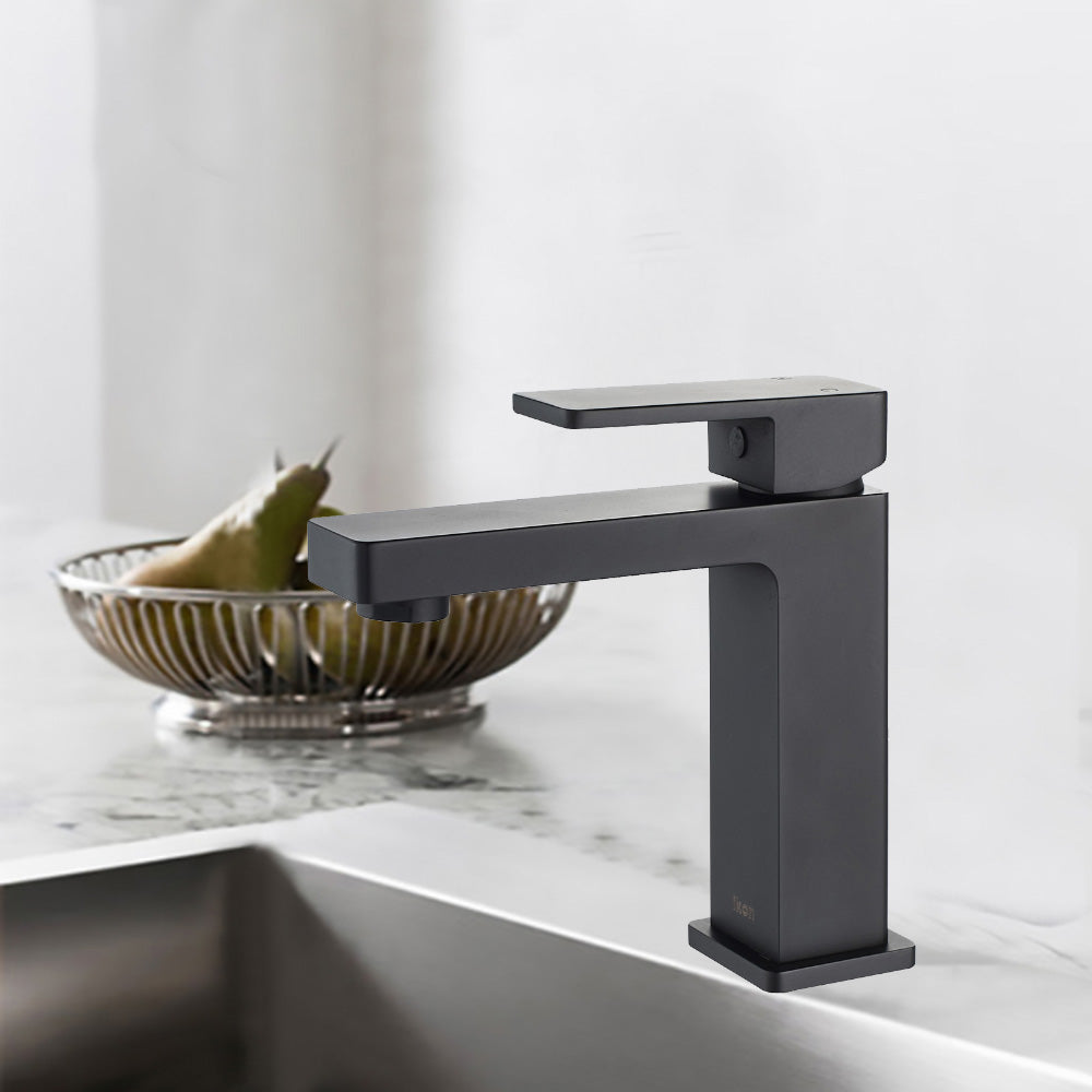 Ceram Basin Mixer Matt Black HYB636-201LF-MB