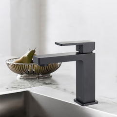 Ceram Basin Mixer Matt Black HYB636-201LF-MB