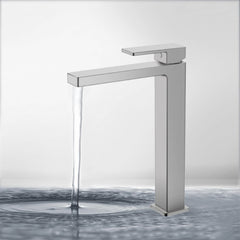 Ceram High Rise Basin Mixer Brushed Nickel HYB636-202LF-BN