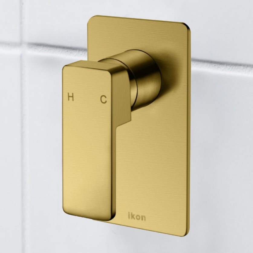 Ceram Wall Mixer Brushed Gold HYB636-301BG