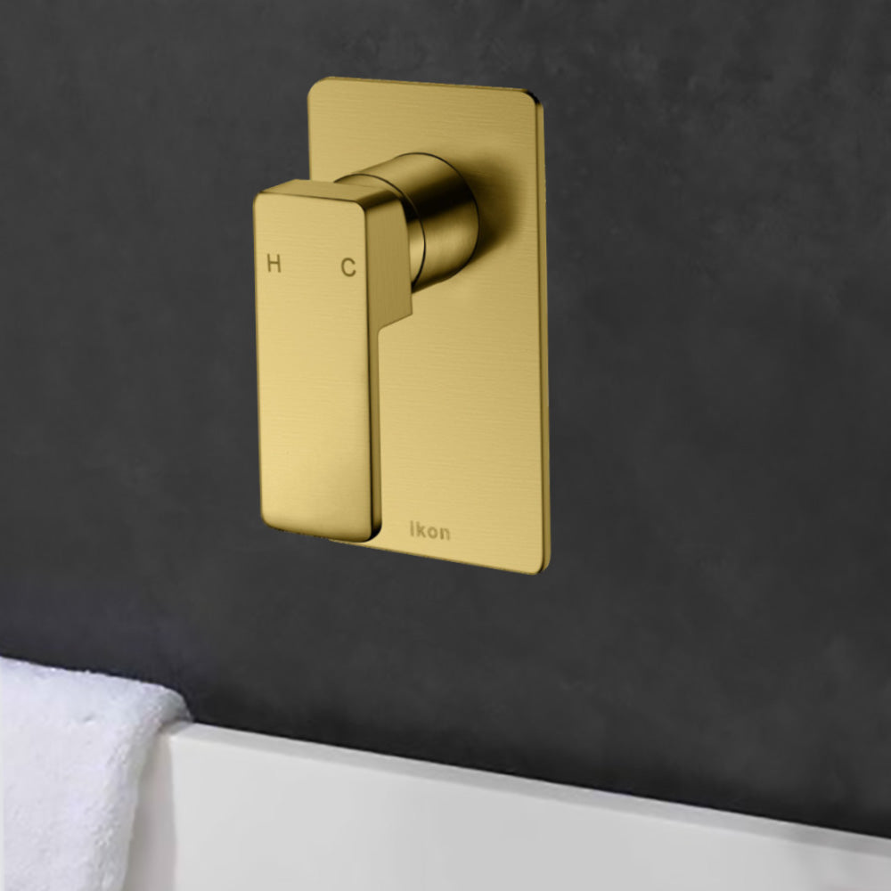 Ceram Wall Mixer Brushed Gold HYB636-301BG