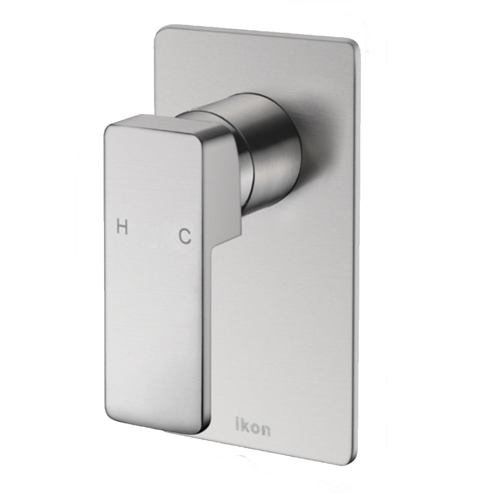 Ceram Wall Mixer Brushed Nickel HYB636-301BN