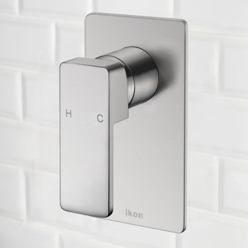 Ceram Wall Mixer Brushed Nickel HYB636-301BN