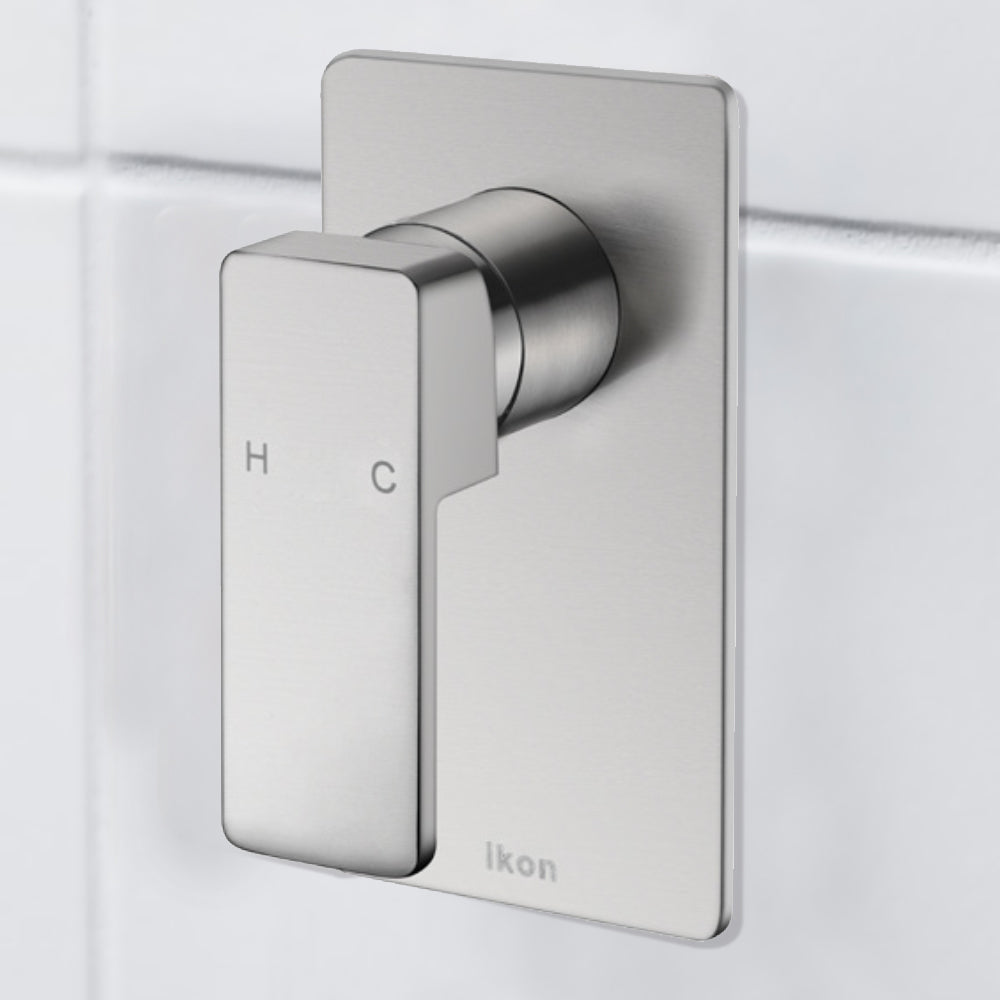 Ceram Wall Mixer Brushed Nickel HYB636-301BN