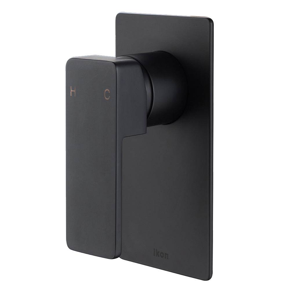 Ceram Wall Mixer Matt Black HYB636-301MB
