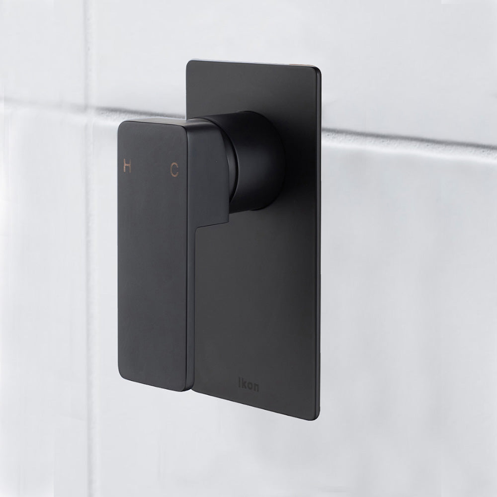 Ceram Wall Mixer Matt Black HYB636-301MB