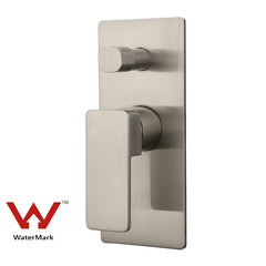 Ceram Wall Mixer with Diverter Brushed Nickel HYB636-501BN