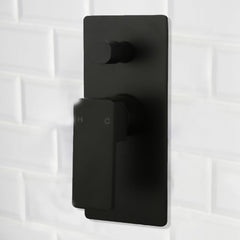 Ceram Wall Mixer With Diverter Matt Black HYB636-501MB