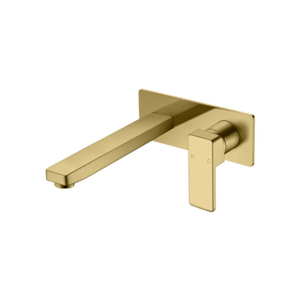 Ceram Wall Basin Mixer Brushed Gold HYB636-601LF-BG