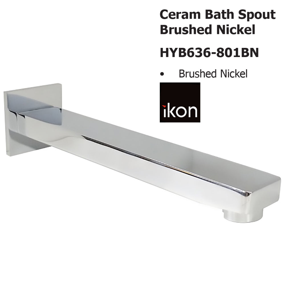 Ceram Bath Spout Brushed Nickel HYB636-801BN