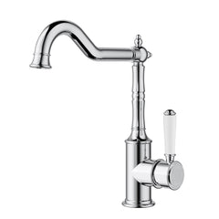 Clasico Vintage Hook Spout Sink Mixer Ceramic handle - HYB868-102A