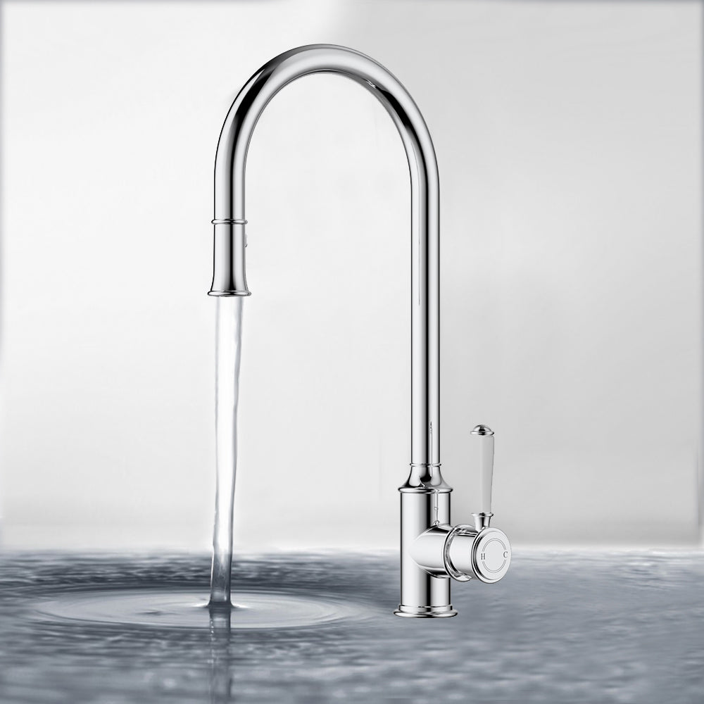 Clasico Pull Out Sink Mixer Ceramic Handle HYB868-103A