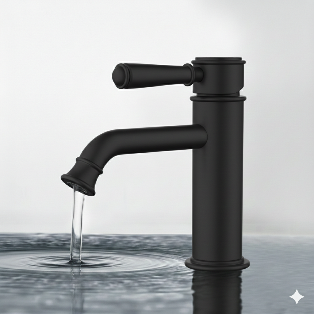 Clasico Basin Mixer Matt Black HYB868-203-MB