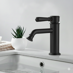 Clasico Basin Mixer Matt Black HYB868-203-MB
