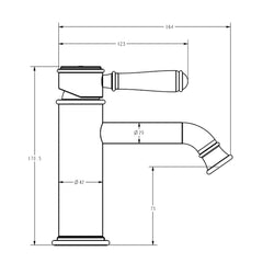 Clasico Basin Mixer Chrome HYB868-203