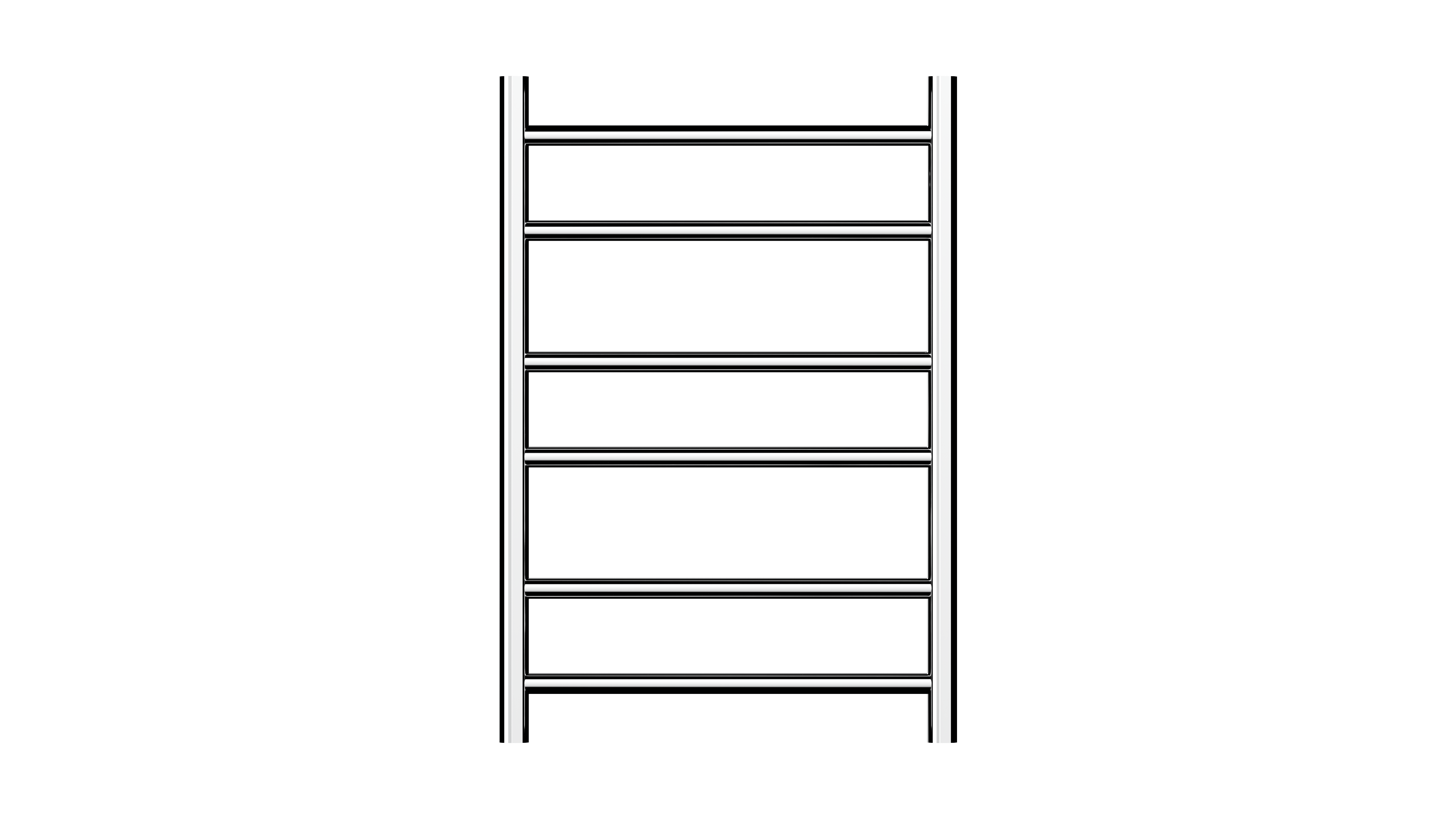 Allegra 6 Bar Heated Towel Rail JY-3310-CH