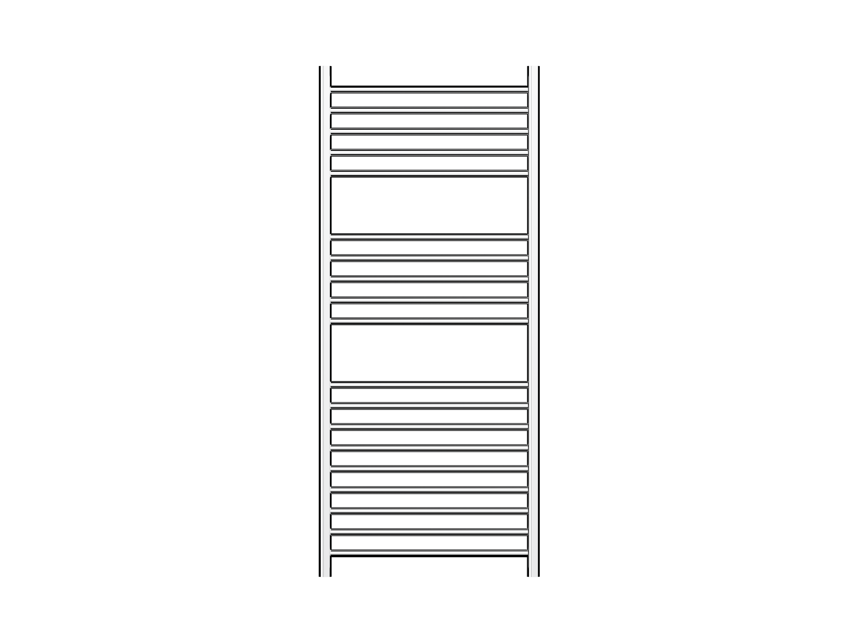 Allegra 19 Bar Heated Towel Rail JY-3319-CH