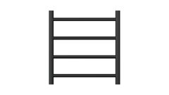 Allegra 4 Bar Heated Towel Rail JY-3340-MB