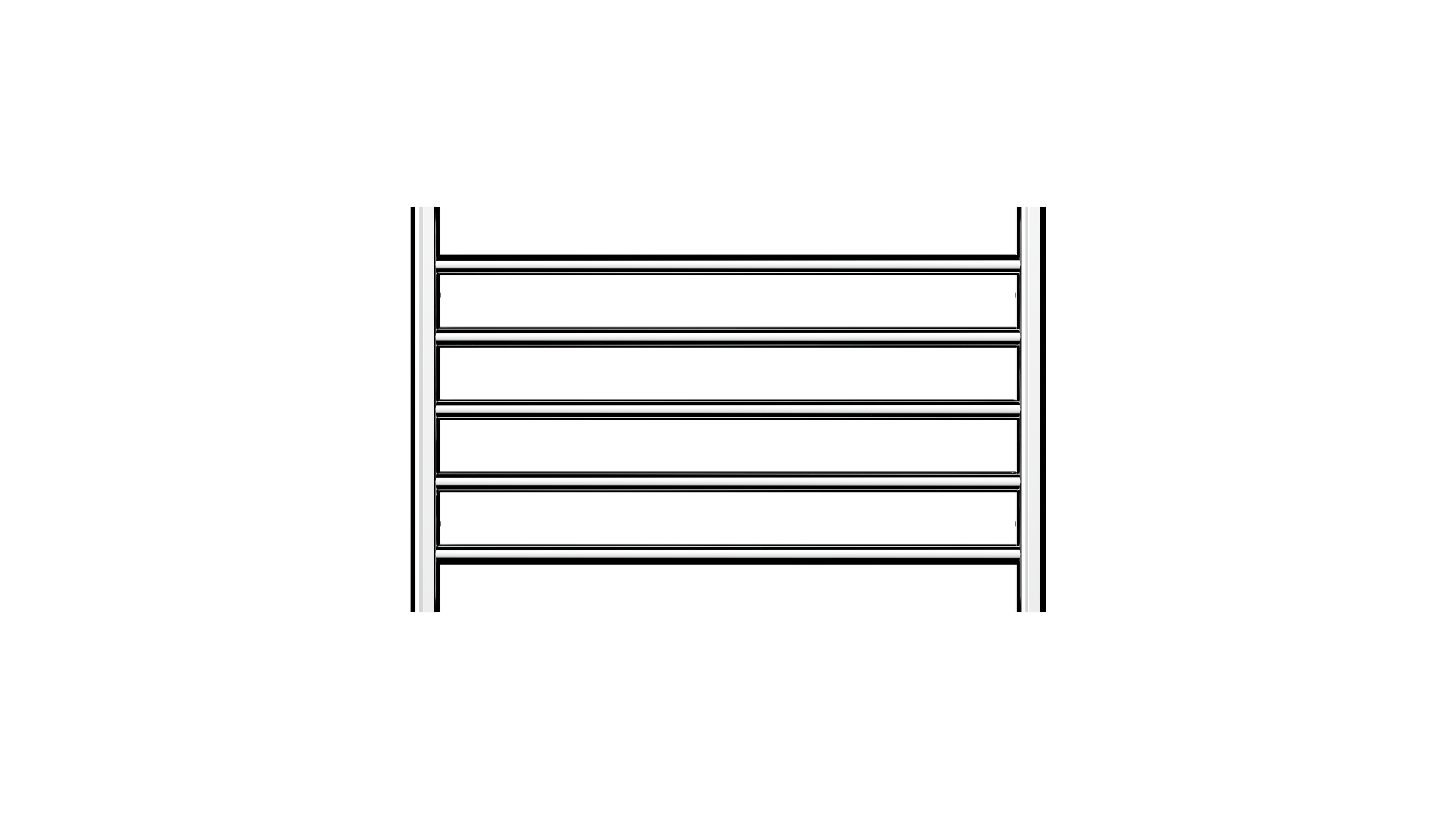 Allegra 5 Bar Heated Towel Rail JY-3350-CH