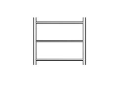 Avid 3 Bar Heated Towel Rail JY-R300-CH