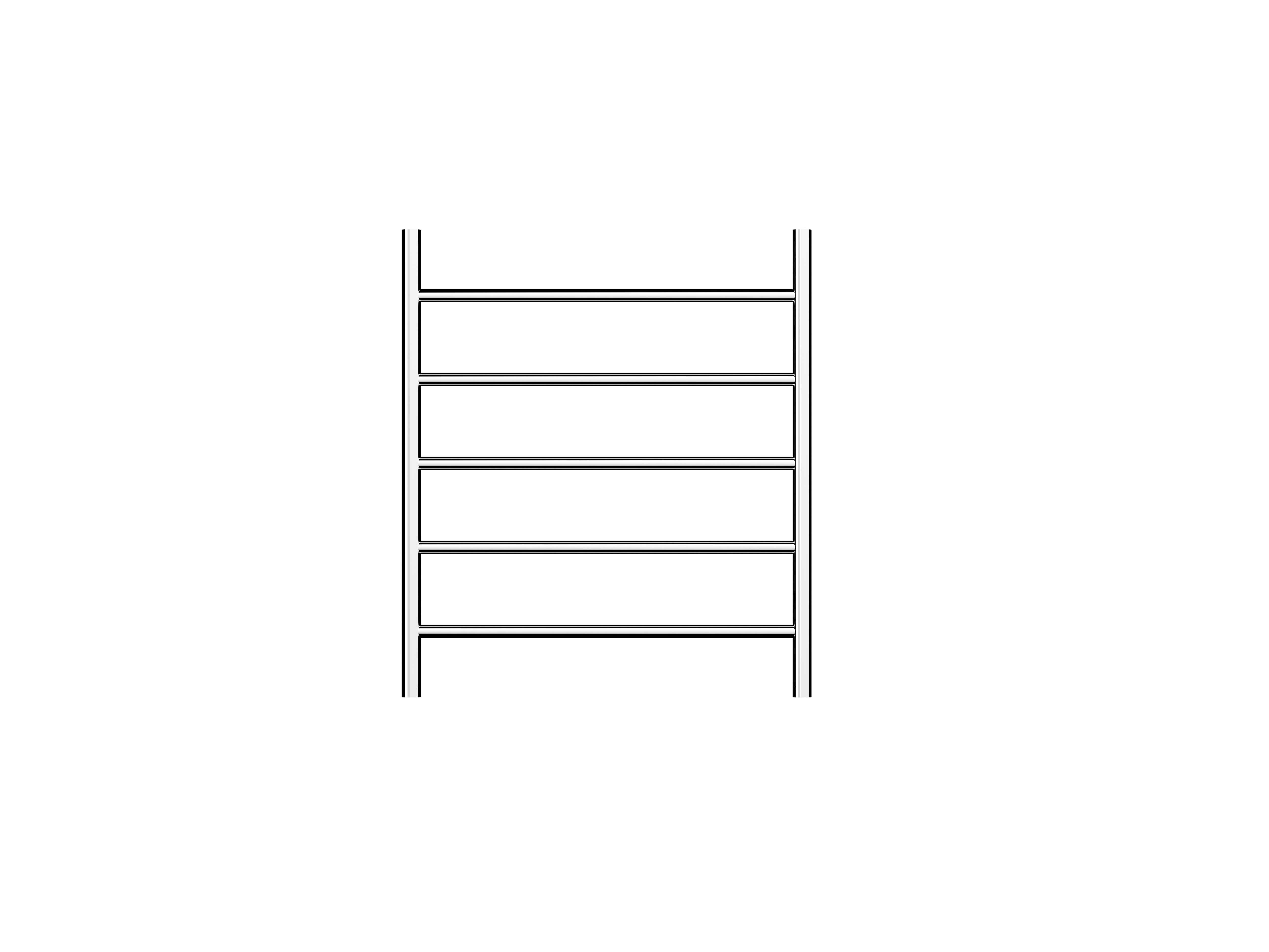 Avid 5 Bar Heated Towel Rail JY-R500-CH