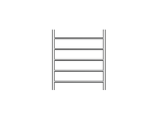 Avid 5 Bar Heated Towel Rail JY-R500-CH