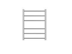 Avid 6 Bar Heated Towel Rail JY-R600-CH