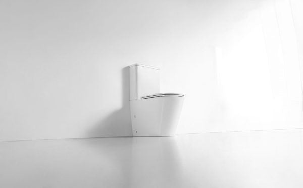 Back to Wall Rimless Compact Toilet Suite Belmont