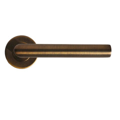 Antique Brass Door Handle and Lock JD-MH607F