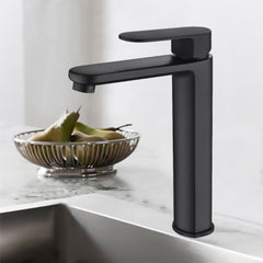 Cora High Rise Basin Mixer Matt Black PBR2002LF-B