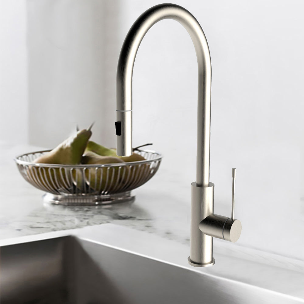 Aziz-II Pull Out Mixer Brushed Nickel - PCC1003BN