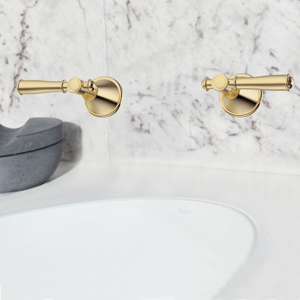 Clasico Vintage Wall Top Assemblies in Brushed Gold - PCK90NZ02LF-BG