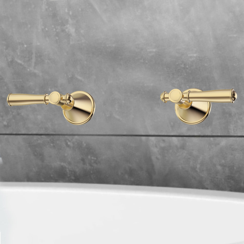 Clasico Vintage Wall Top Assemblies in Brushed Gold - PCK90NZ02LF-BG