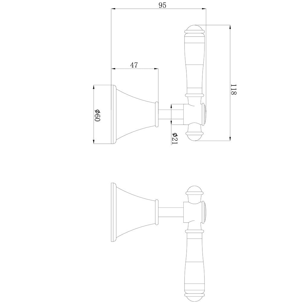 Clasico Vintage Wall Top Assemblies - PCK90NZ02LF