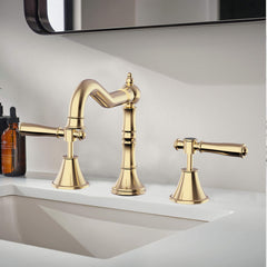 Clasico Vintage Basin Set in Brushed Gold - PCK90NZ04LF-BG