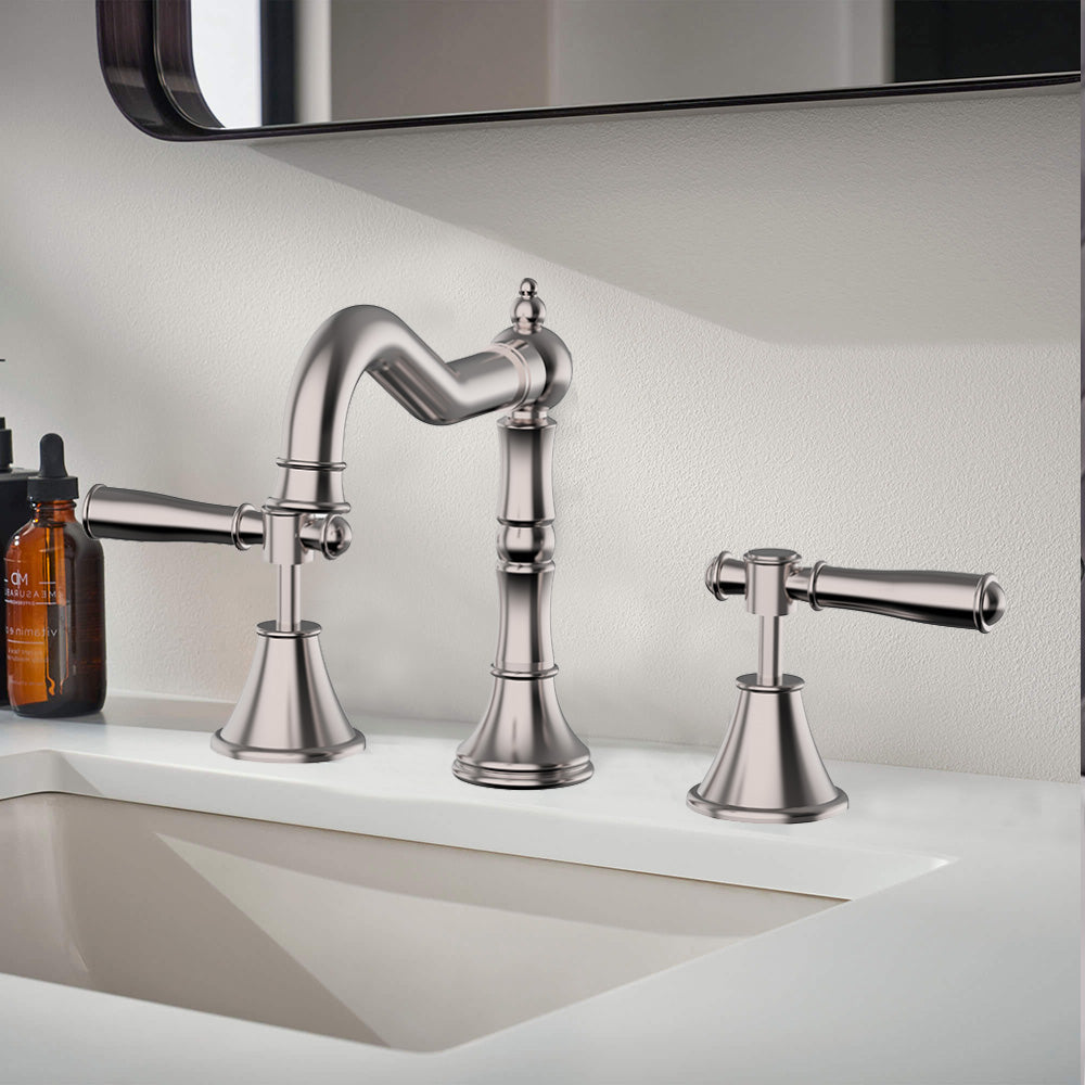 Clasico Vintage Basin Set in Brushed Nickel - PCK90NZ04LF-BN
