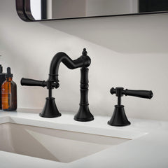 Clasico Vintage Basin Set in Matt Black - PCK90NZ04LF-MB