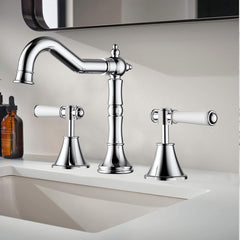 Clasico Vintage Basin Set Ceramic Handle - PCK90NZ04ALF