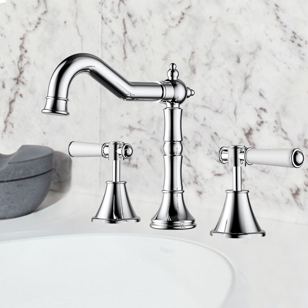 Clasico Vintage Basin Set Ceramic Handle - PCK90NZ04ALF