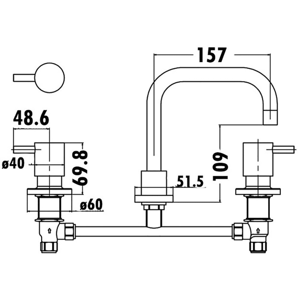 Basin Tap Set PJK90NZ04