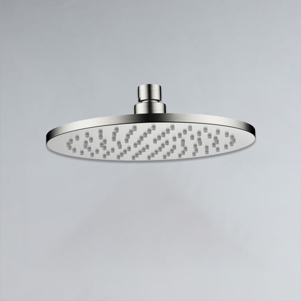 Cora Round Shower Head 200mm Brushed Nickel PRB1056N-BN