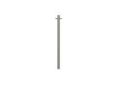 Allegra T-Bar Vertical Heated Towel Rail JY-12V-RVHT-GM
